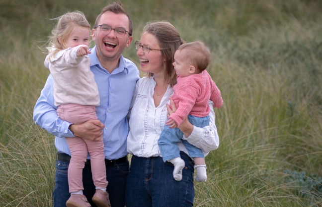 séance photo de famille
